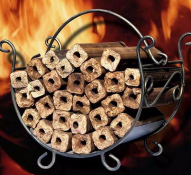 Дровяные камины, работающие на брикетах