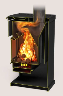 Камин отопительно-варочный ТЕПЛОДАР ОВ-120 Теплодар