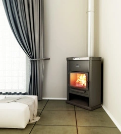 Камин отопительно-варочный угловой ТЕПЛОДАР ОВ-120 Теплодар