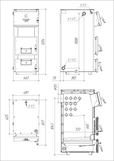 Котел КУППЕР ПРО-36 (2.0) Теплодар