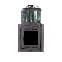 Печь чугунная "Атмосфера XL" в ламелях "Змеевик" ПроМеталл