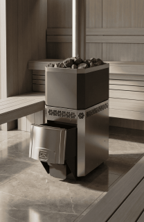 Печь для бани из нерж.сталь РУСЬ-12 ЛНЗП Профи Теплодар