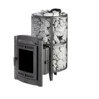 Печь чугунная банная "Атмосфера XL" сетка нержавейка ПроМеталл