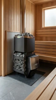 Печь для бани из нерж.сталь РУСЬ-СЕТКА-12 Л Теплодар