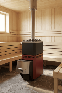 Печь для бани из нерж.сталь РУСЬ-12 Л  Теплодар