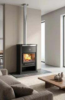 Камин отопительно-варочный угловой ТЕПЛОДАР ОВ-120 Теплодар