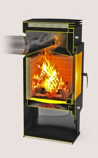 Камин отопительно-варочный ТАНГО Плюс Теплодар