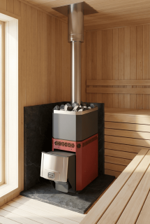 Печь для бани из нерж.сталь РУСЬ-12 Л Профи  Теплодар