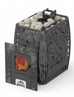 Печь для бани Скала 12Т Стекло сталь Теплодар