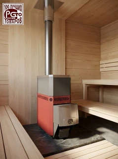 Печь для бани из нерж.сталь РУСЬ-18 Л Профи  Теплодар