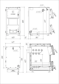 Котел КУППЕР ОК-20 (2.0) Теплодар
