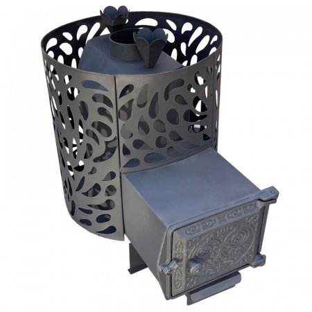 Печь для бани «Берёзка ПарЛайт-12», чугунная дверца