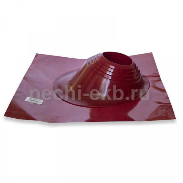 Кровельный проходник Мастер Флеш № 2 красный, d 200-280 мм, 600/600 мм СИЛИКОН