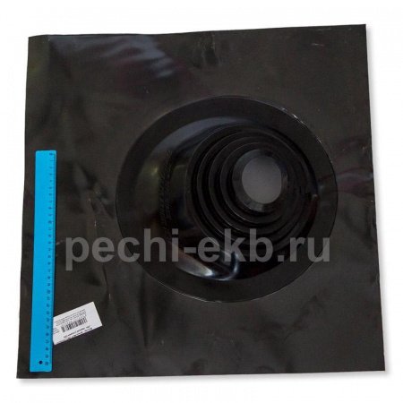 Проход кровельный Мастер-флеш № 1 черный, d 75-200 мм, 500/500 мм СИЛИКОН
