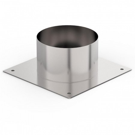 Потолочно-проходной узел ф100, Х без утепления Н+Оц круглый