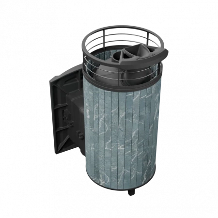 Печь чугунная "Атмосфера XL" Талькохлорит ламель+сетка с газовой горелкой ПроМеталл