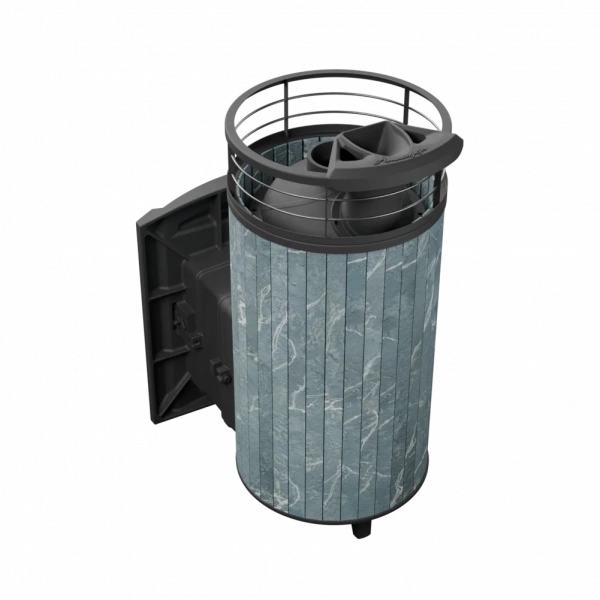 Печь чугунная "Атмосфера XL" Талькохлорит ламель+сетка с газовой горелкой ПроМеталл