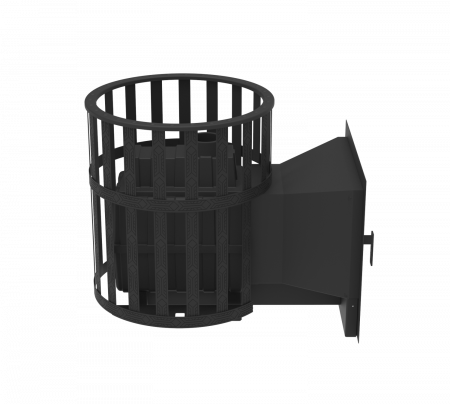 Банная печь чугунная Воевода-Флагман 20, сетка