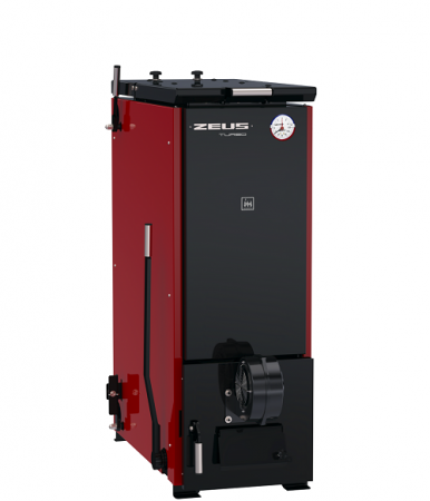 Котел твердотопливный ZEUS-TURBO 12-20 кВт с автоматикой