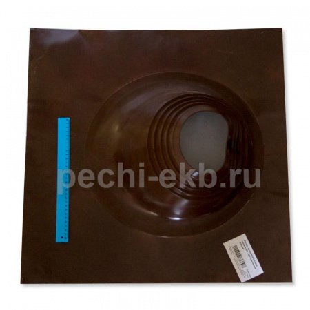 Кровельный проходник Мастер Флеш № 2 коричневый, d 200-280 мм, 600/600 мм СИЛИКОН