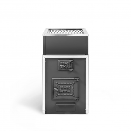 Печь банная из трубы, 6 мм Радуга 36 Б - под навесной бак сзади (бак отдельно на 60л)