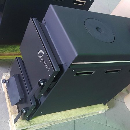 Отопительная печь Термокрафт Огниво-2 угольная с плитой