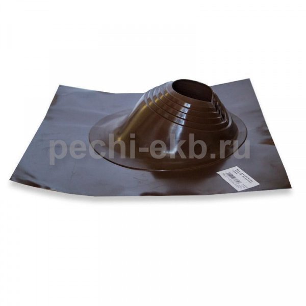 Кровельный проходник Мастер Флеш № 2 коричневый, d 200-280 мм, 600/600 мм СИЛИКОН