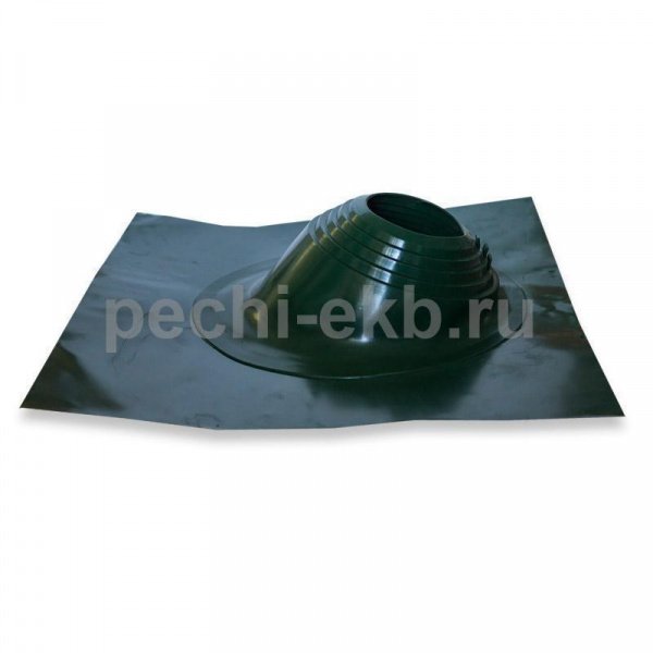 Кровельный проходник Мастер Флеш № 2 зеленый, d 200-280 мм, 600/600 мм СИЛИКОН