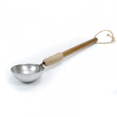 Ковш 0,5 л (кедр/нерж) с нержавеющей чашей