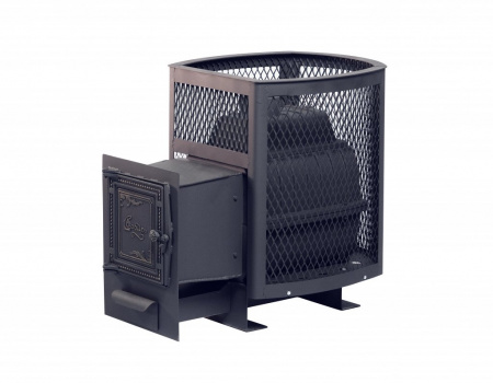 Печь для бани чугунная Сибирь 24 сетка