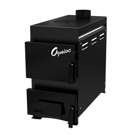 Отопительная печь Термокрафт Огниво-2 угольная с плитой