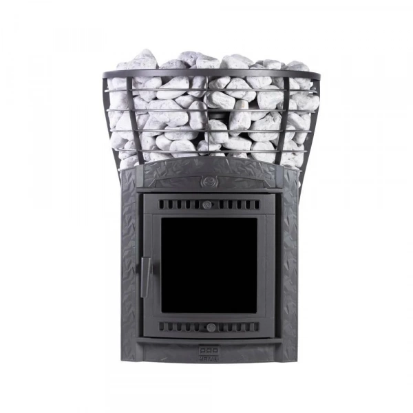 Печь чугунная банная "Атмосфера V" сетка нержавейка ПроМеталл