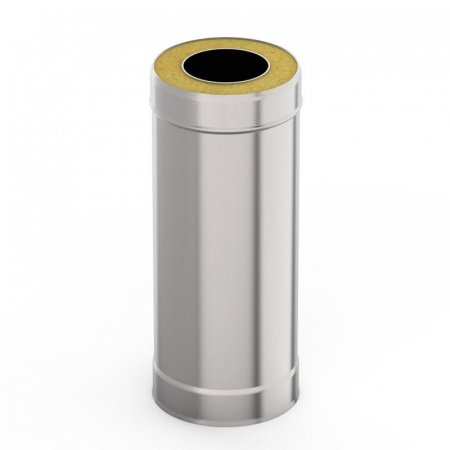 Сэндвич — труба ф 115мм, 0,5м, 1,0мм\0,5мм, нерж\нерж