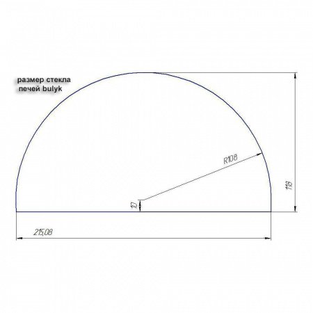 Печь «Bulyk-150» отопительно-варочная со стеклом