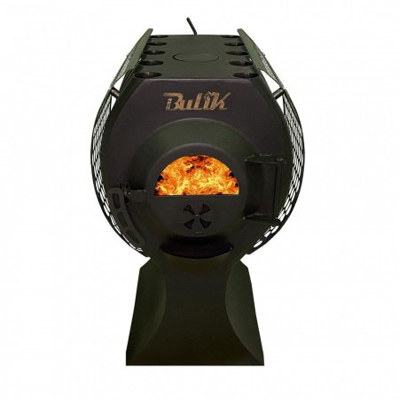 Печь «Bulyk-200 Плюс» отопительно-варочная, со стеклом и экранами