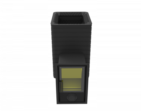 Печь для бани Фаворит 15 Д-2 дверца со стеклом 230х270 (под бак 35 л или теплообменник)