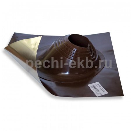Кровельный проходник Мастер Флеш № 2 коричневый, d 200-280 мм, 600/600 мм СИЛИКОН