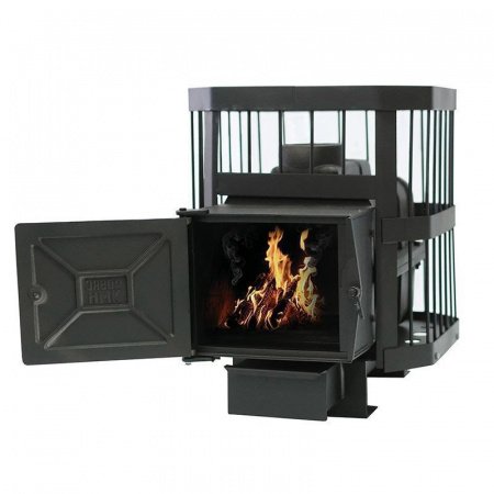 Чугунная печь для бани Сибирь 15 сетка