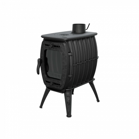 Печь- камин чугунный с плитой "Бахта-II "  ПроМеталл