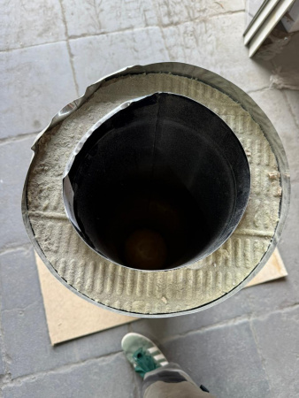 УЦЕНКА 50% Сэндвич-труба 1,0м, 200х280, Н+Н, 0,5 мм 0,5 мм