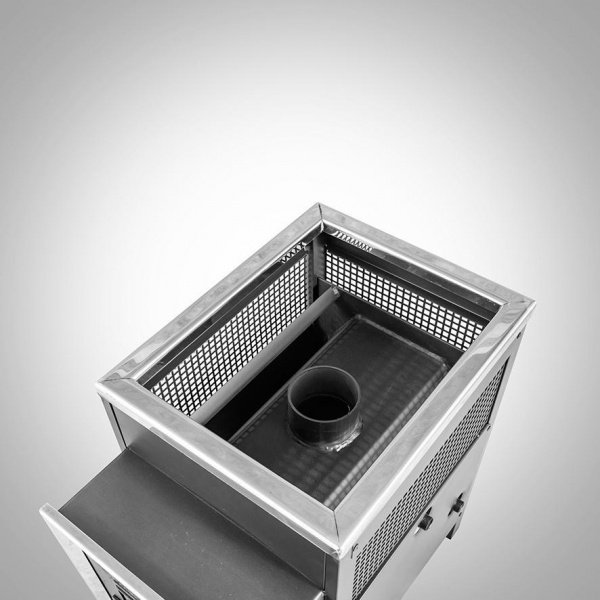 Печь для бани Радуга 21Б 6 мм под навесной бак 50 л (отдельно)