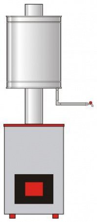 Комплект для монтажа самоварного бака 3/4