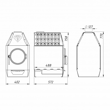 Отопительная печь Стокер Термо-200, Ермак