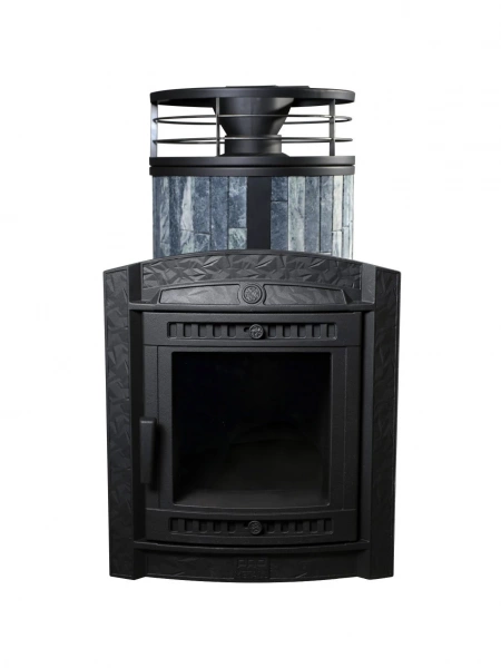 Печь чугунная "Атмосфера L" Талькохлорит ламель+сетка ПроМеталл