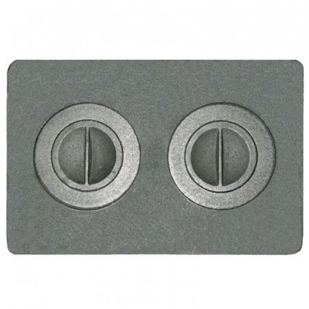 Плита чугунная П2-7 с двумя конфорками в комплекте Рубцовск