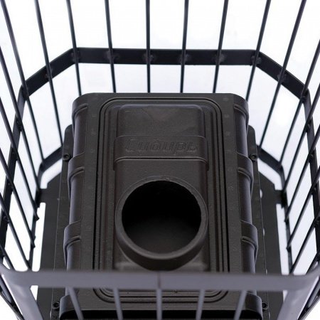 Чугунная печь для бани Сибирь 15 сетка, без выносной топки