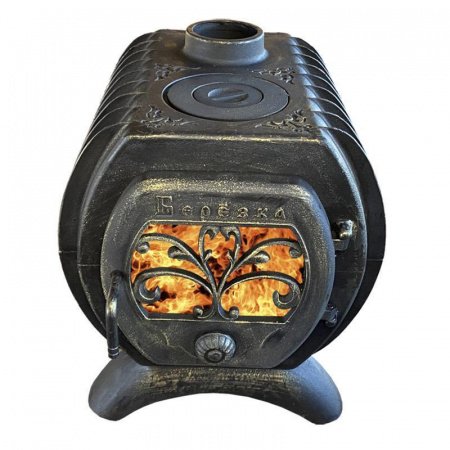 Чугунная печь с плитой Березка 200»