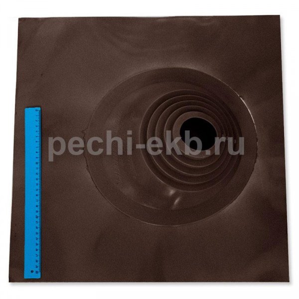 Проход через кровлю Мастер-флеш № 1 коричневый, d 75-200 мм, 500/500 мм СИЛИКОН