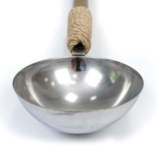 Ковш 0,5 л (кедр/нерж) с нержавеющей чашей