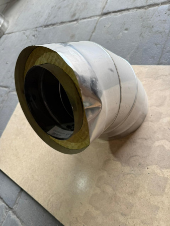 УЦЕНКА 50% Сэндвич-отвод 135*, 180х260, Н+Н, 0.5мм, 0.5мм